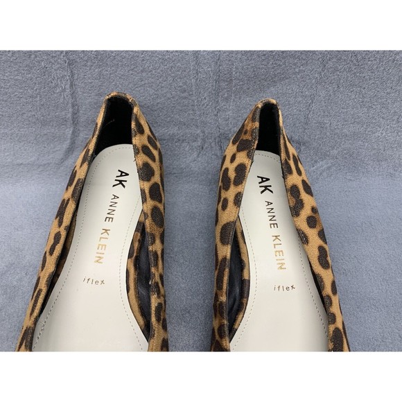 NWOT Anne Klein Iflex Akerika Wedge Shoes Women’s Size 8.5 Cheetah Print - Picture 9 of 14